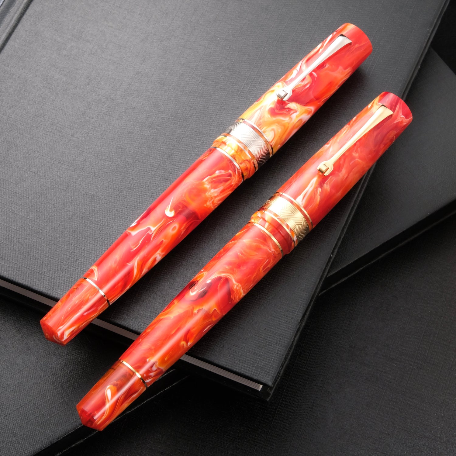 Orange Fountain Pens
