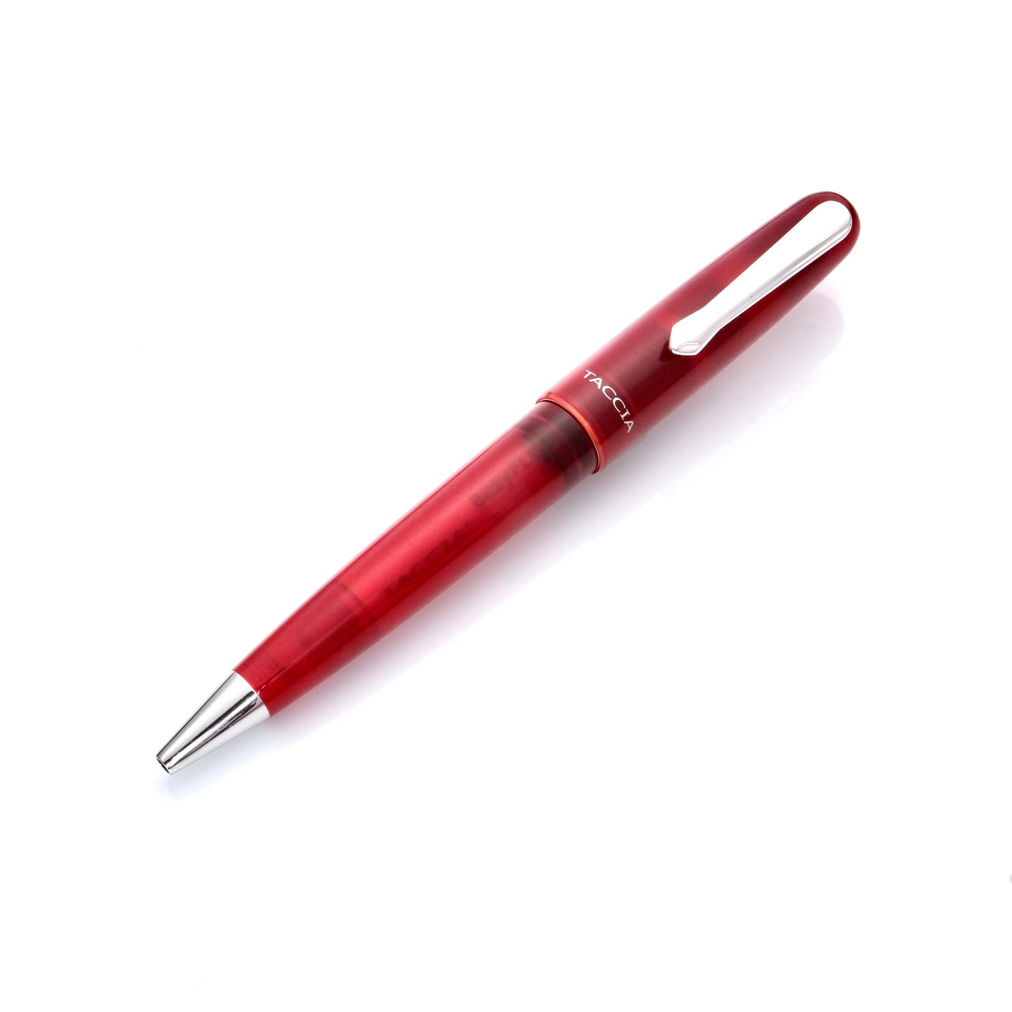 TACCIA Spectrum Ballpoint Pen - Transparent Red