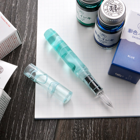 Teranishi Chemical Industry Guitar Glass Pen - Ice Mint