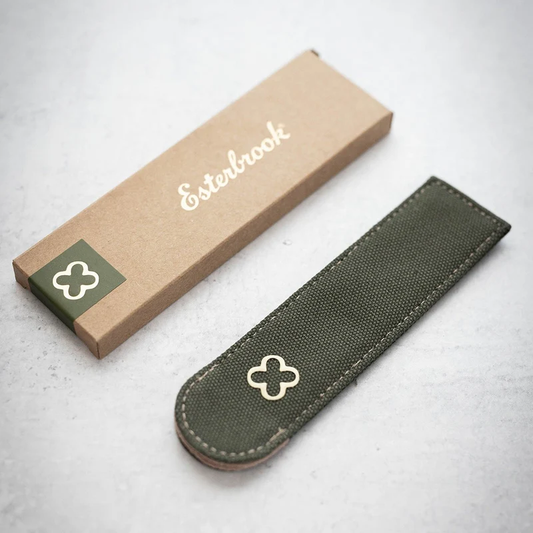 Esterbrook The Pen Pocket Canvas Sleeve MMO - Green