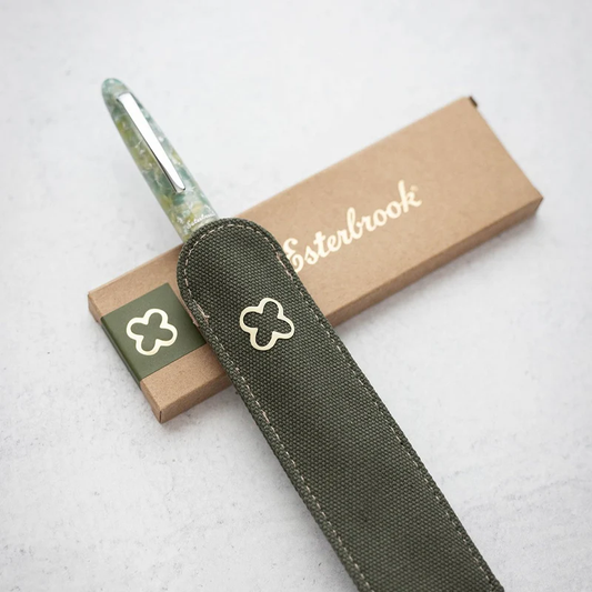 Esterbrook The Pen Pocket Canvas Sleeve MMO - Green