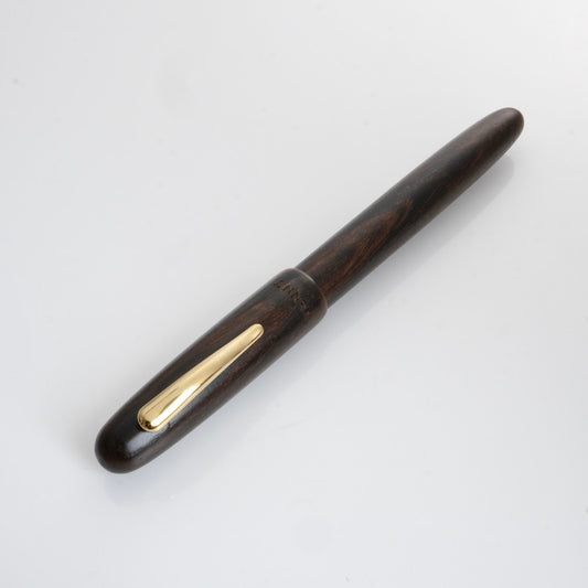 Tenny Small Round Fountain Pen - Cocobolo Wood (黃檀木)