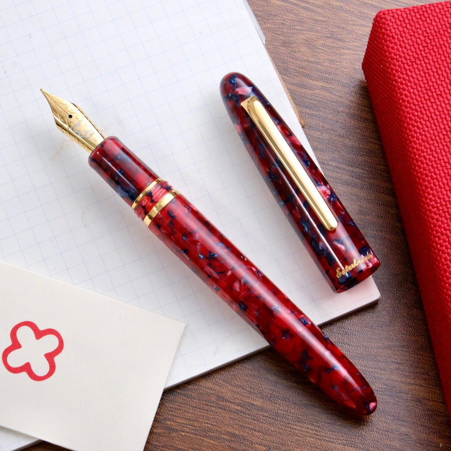 Esterbrook Estie Fountain Pen - Scarlet (Gold Trim)