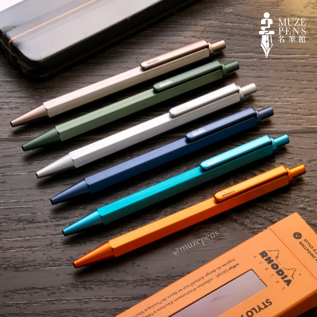 Rhodia scRipt 0.7mm Ballpoint Pen - Orange
