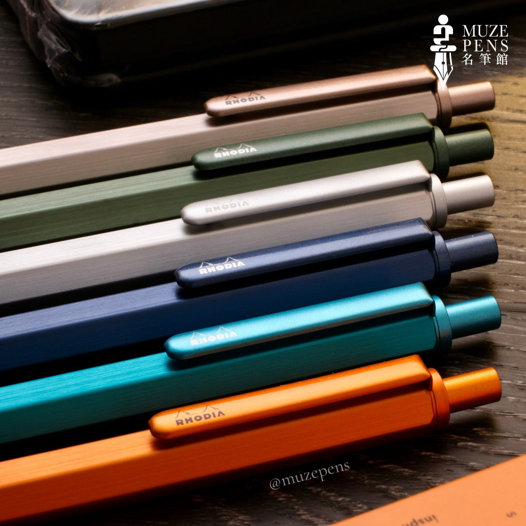 Rhodia scRipt 0.7mm Ballpoint Pen - Turquoise