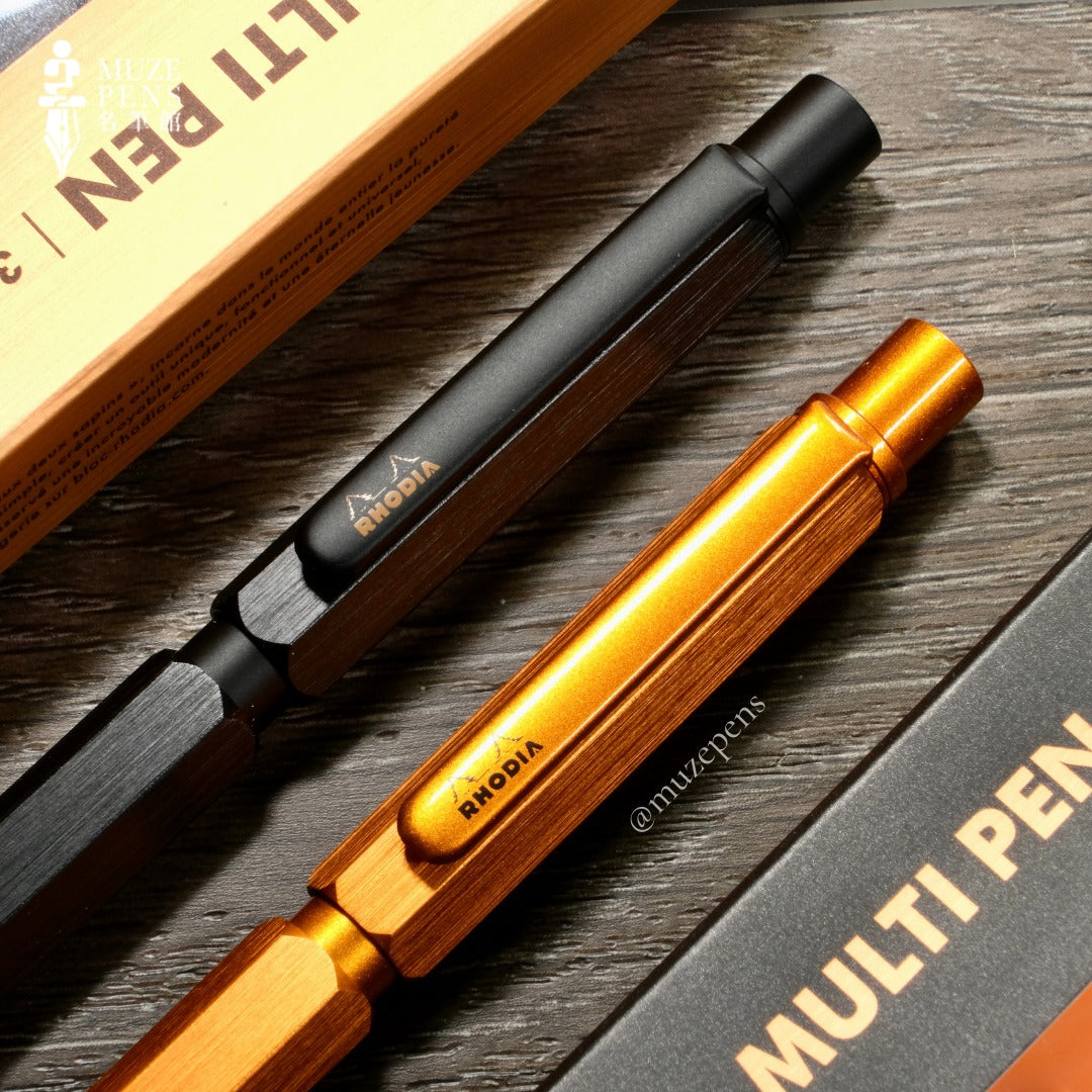 Rhodia scRipt 3 in 1 Multi-Function Pen - Orange