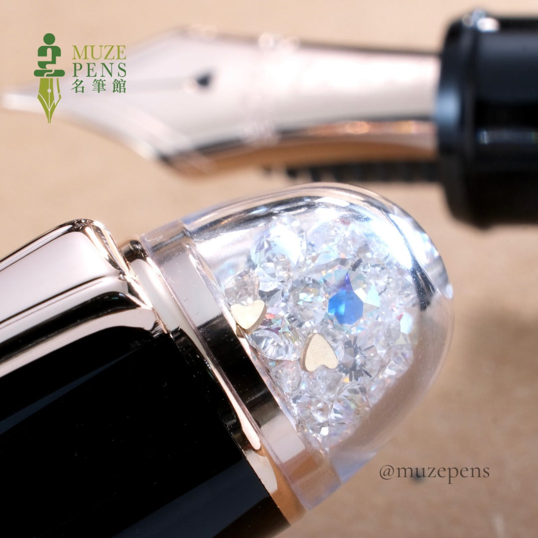 Platinum 3776 Shape of Heart Fountain Pen - Black (Limited Edition)