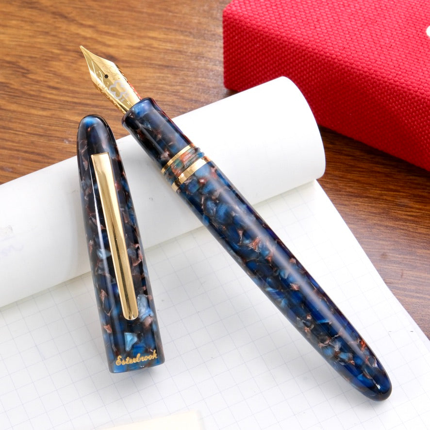 Esterbrook Estie Fountain Pen - Nouveau Blue (Gold Trim)