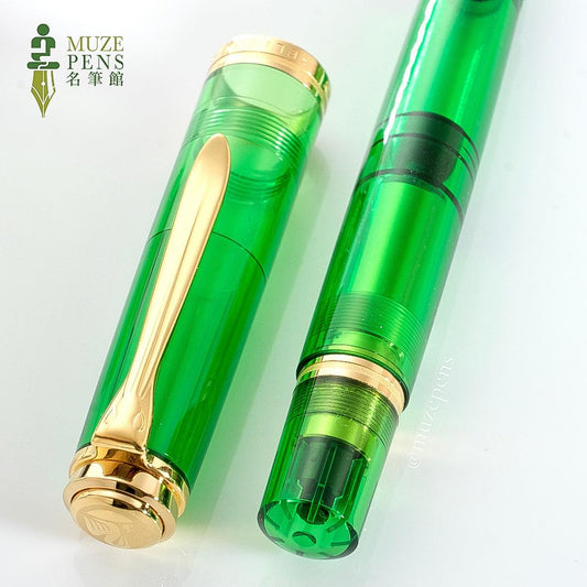 Pelikan M800 Fountain Pen - Green Demonstrator (2023 Special Edition)