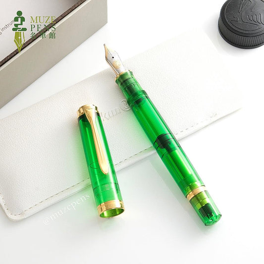 Pelikan M800 Fountain Pen - Green Demonstrator (2023 Special Edition)