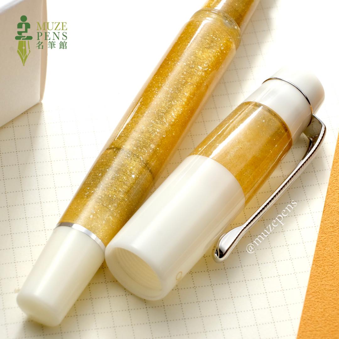 Opus 88 Koloro Eyedropper Fountain Pen - Gold