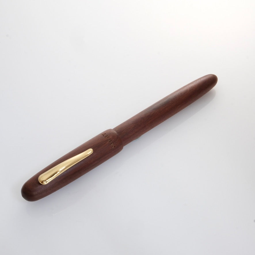 Tenny Small Round Rollerball Pen - Rosewood (紫檀木)