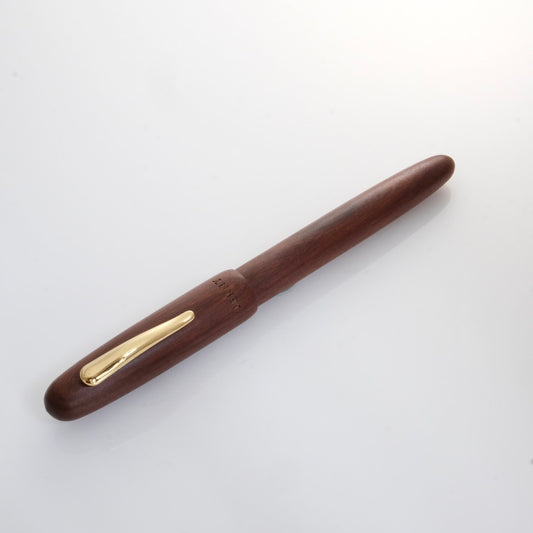 Tenny Small Round Rollerball Pen - Rosewood (紫檀木)