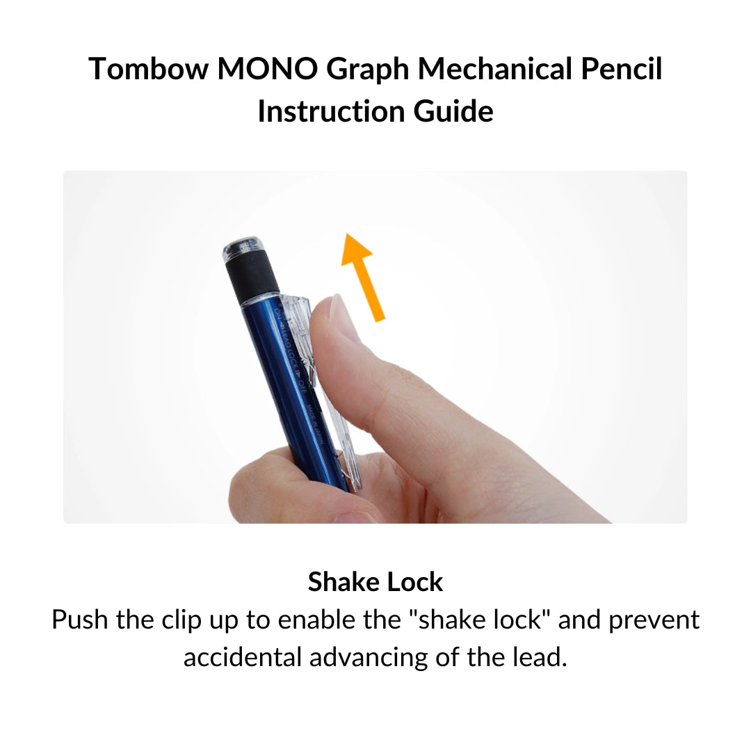 Tombow MONO Graph 0.5mm Mechanical Pencil - Neutral Colors - Matte Grey