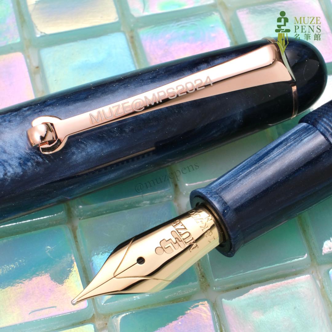 Penlux x Muze Pens Masterpiece Delgado Fountain Pen - Galaxy (2024 Manila Pen Show Limited Edition)