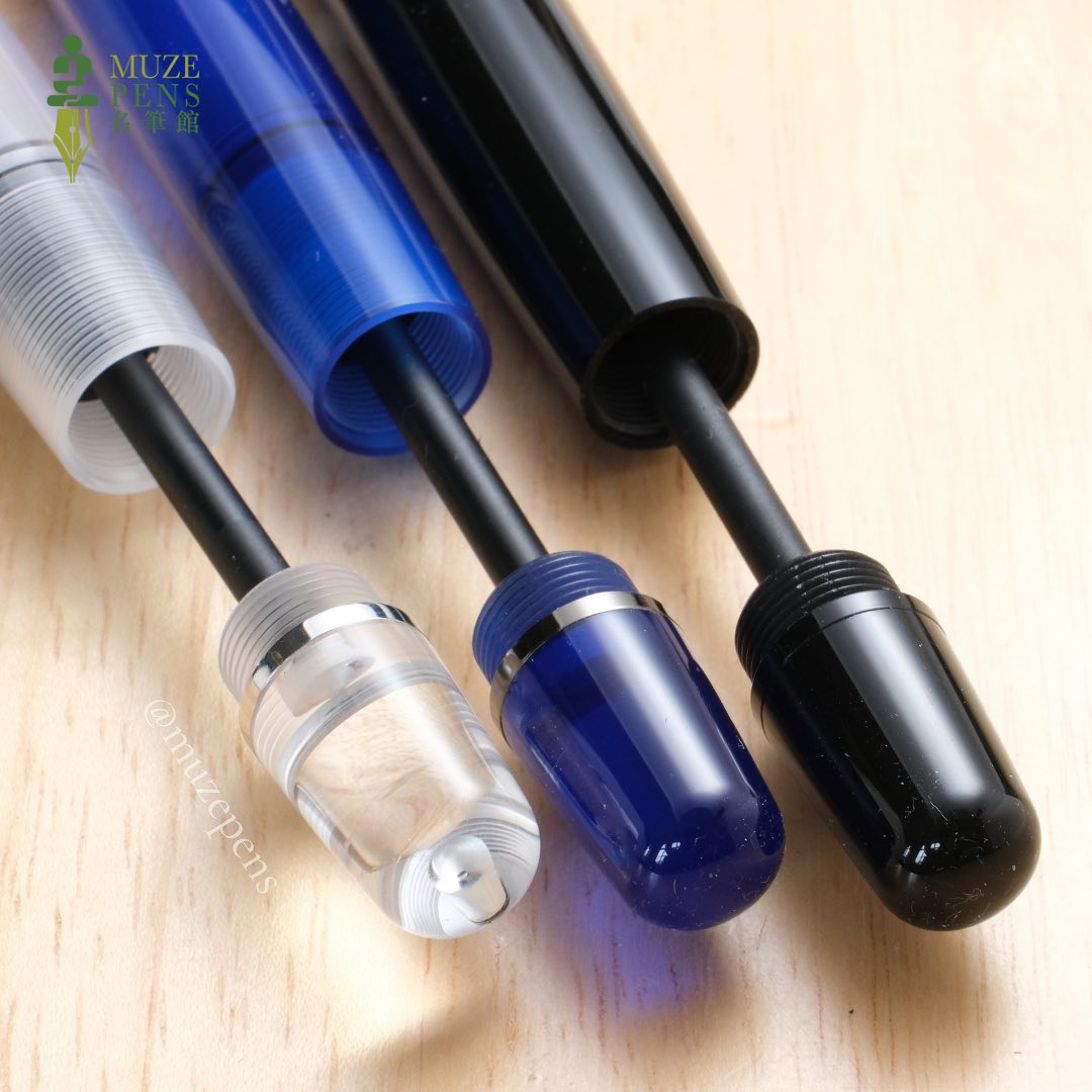 Opus 88 Jazz Eyedropper Fountain Pen - Transparent Blue