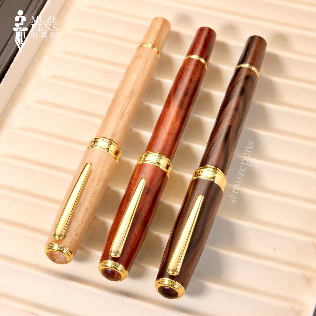 Tenny Coronation Fountain Pen - African Red Sandalwood (非洲紅檀)