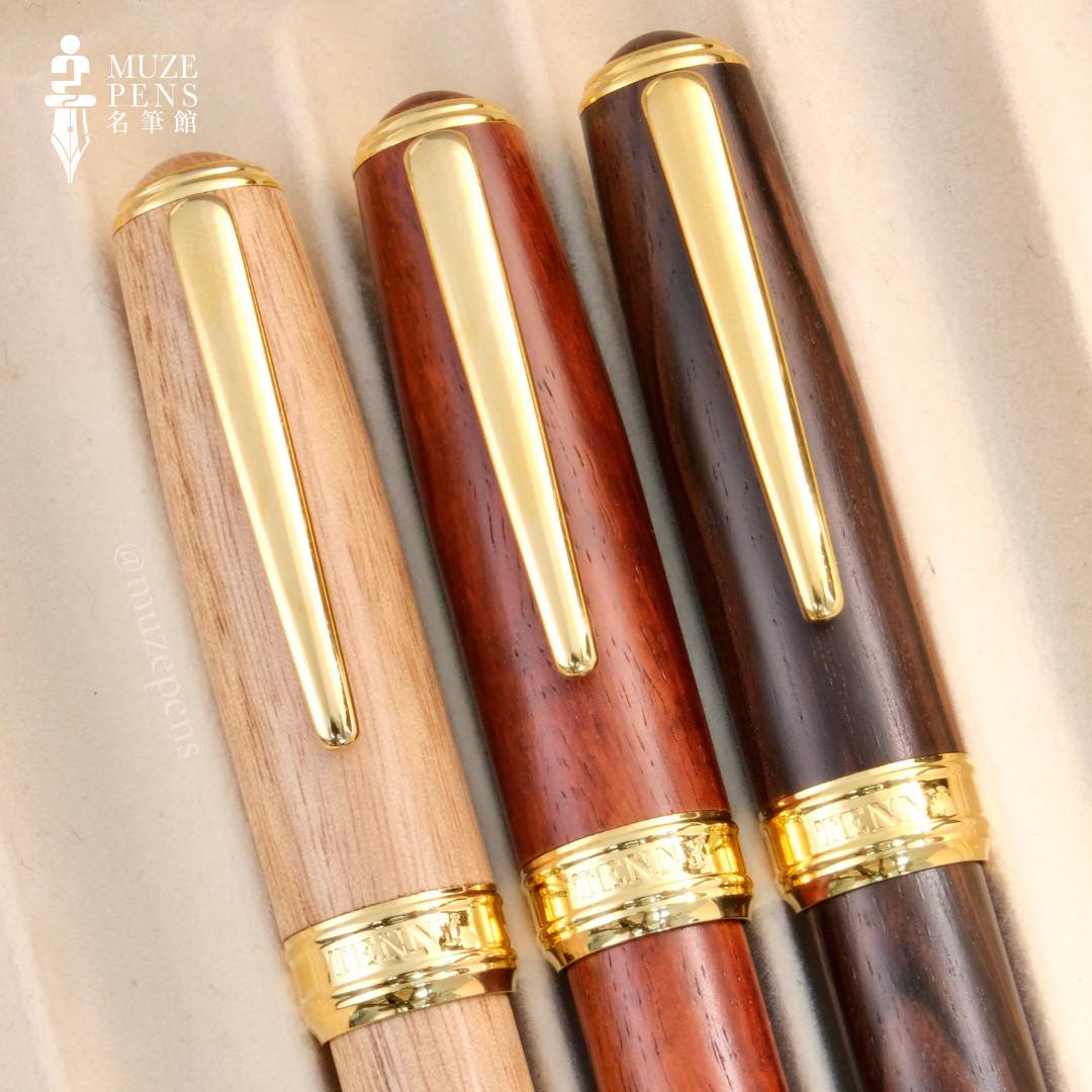 Tenny Coronation Fountain Pen - African Red Sandalwood (非洲紅檀)