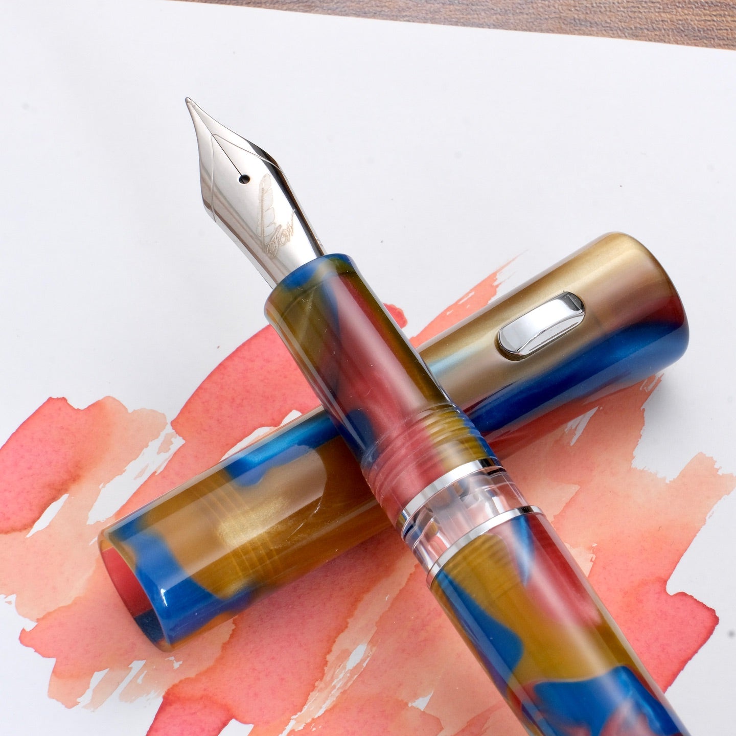 Fine Writing Int. Scepter Piston Filler Fountain Pen - Nebula