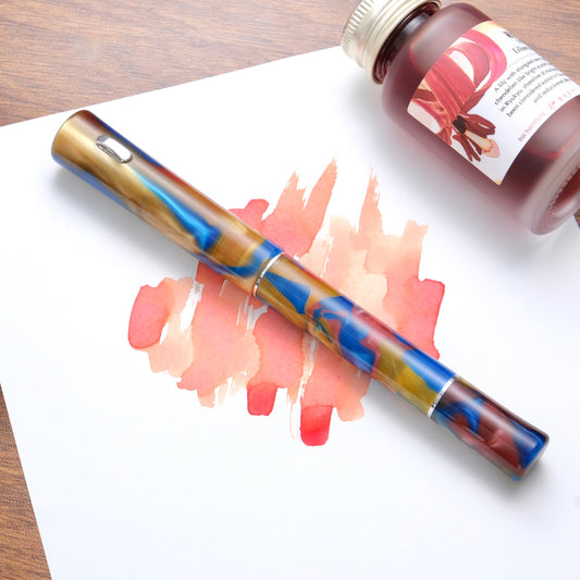 Fine Writing Int. Scepter Piston Filler Fountain Pen - Nebula