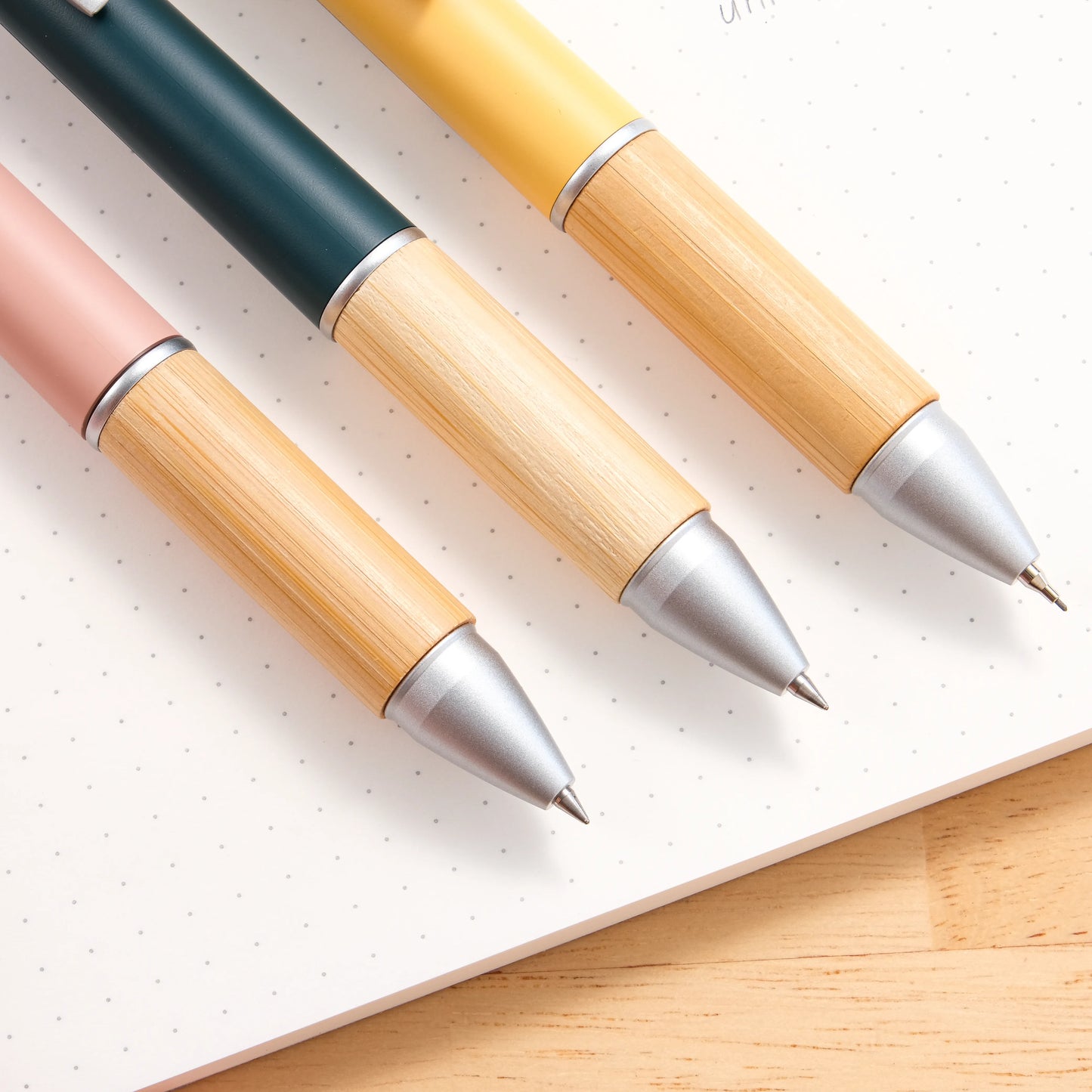 UNI Jetstream 4+1 Bamboo Ballpoint + Mechanical Pencil - Yellow
