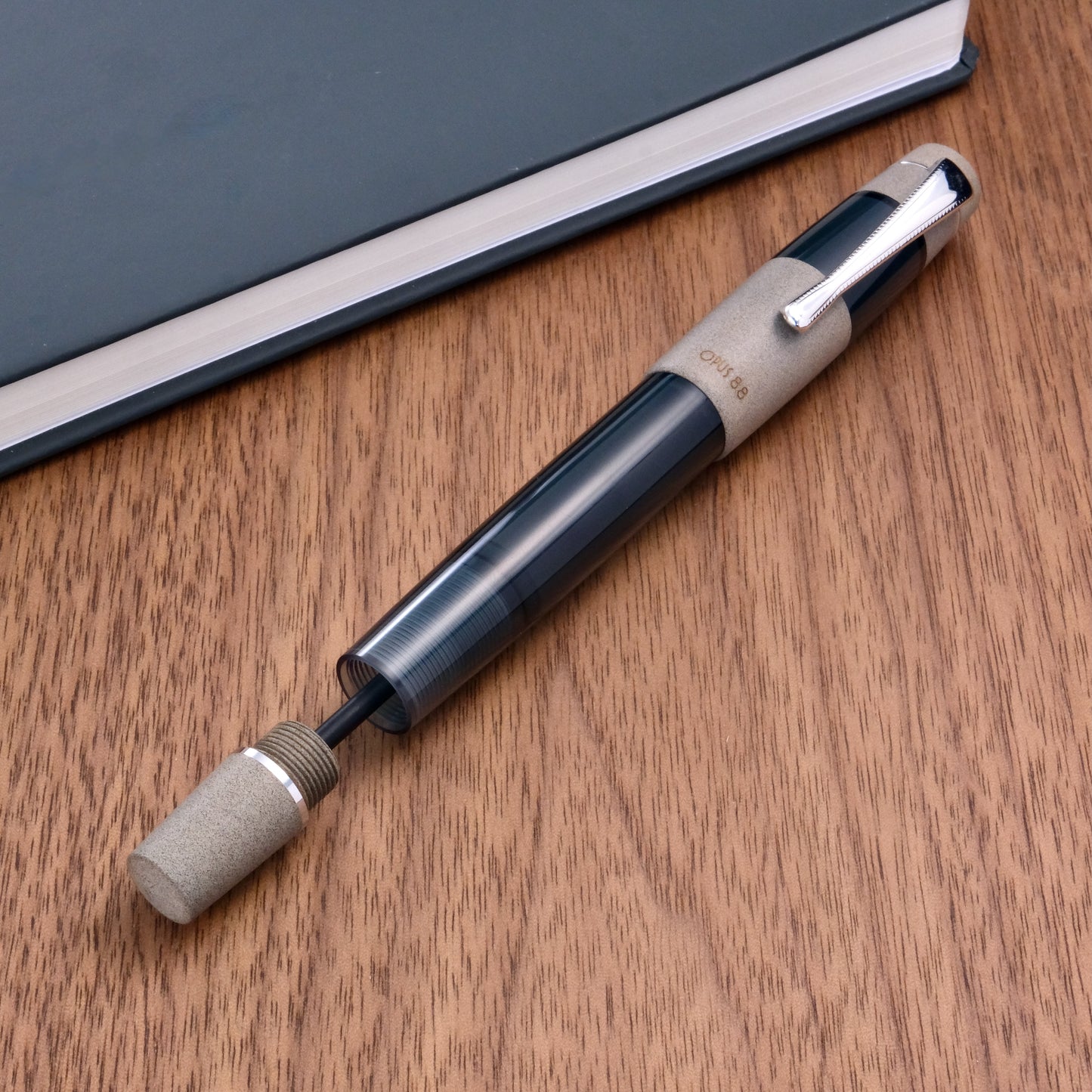 Opus 88 Koloro Eyedropper Fountain Pen - Teal
