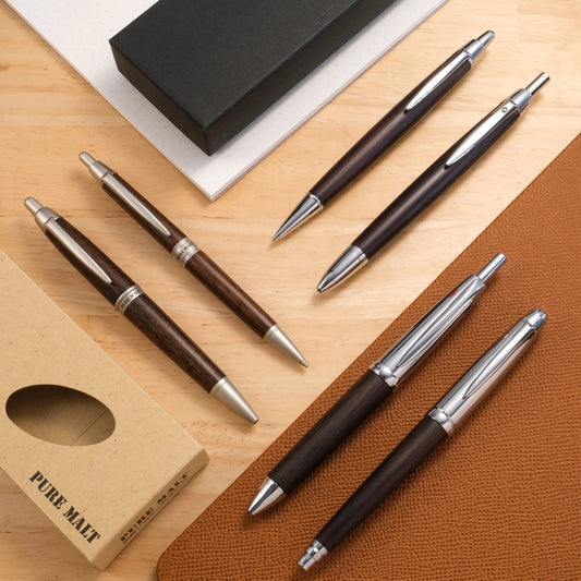 UNI Pure Malt Oak Wood 3+1 Multifunctional Pen (Premium Edition)