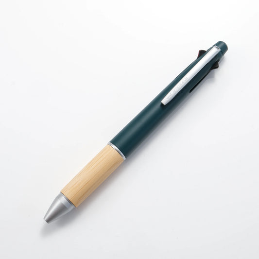 UNI Jetstream 4+1 Bamboo Ballpoint + Mechanical Pencil -  Green