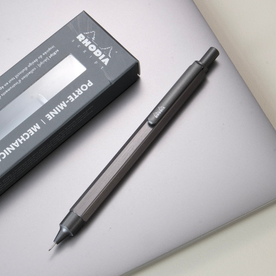 Rhodia scRipt 0.5mm Mechanical Pencil - Titanium