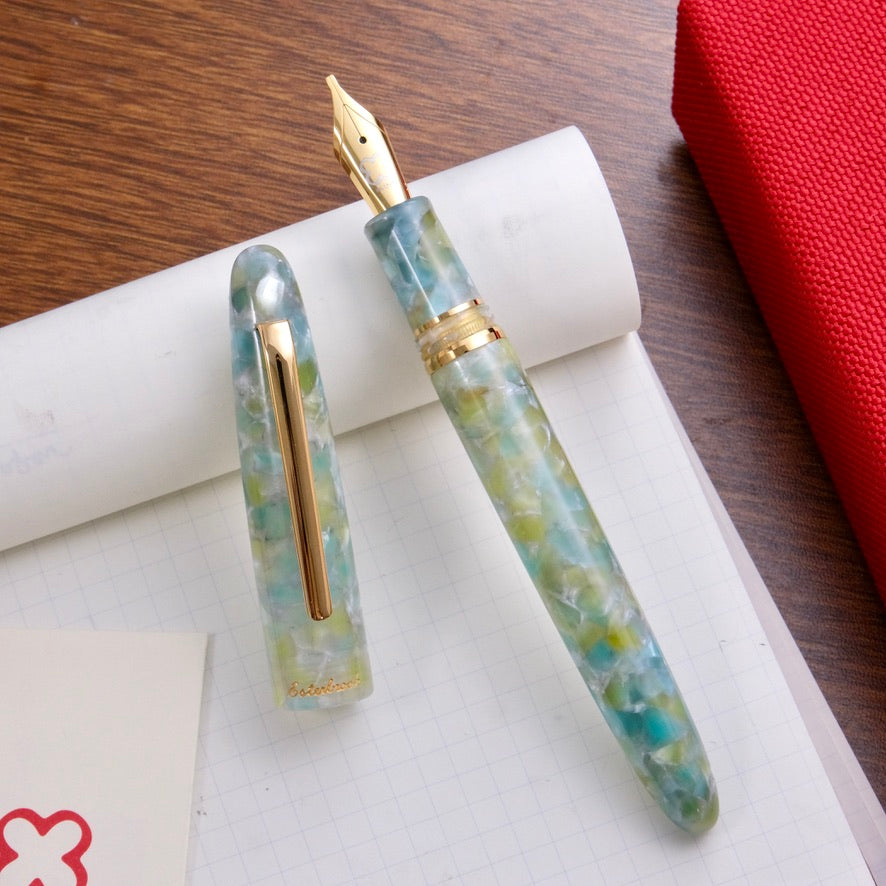 Esterbrook Estie Fountain Pen - Sea Glass (Gold Trim)