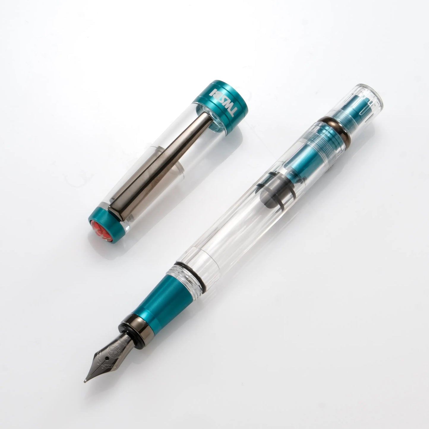 TWSBI Diamond 580ALR Fountain Pen - Caribbean with Onyx
