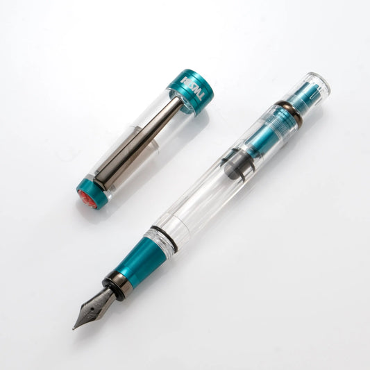 TWSBI Diamond 580ALR Fountain Pen - Caribbean with Onyx