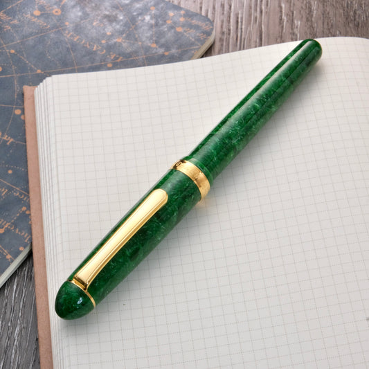 Platinum 3776 Celluloid Fountain Pen - Jade