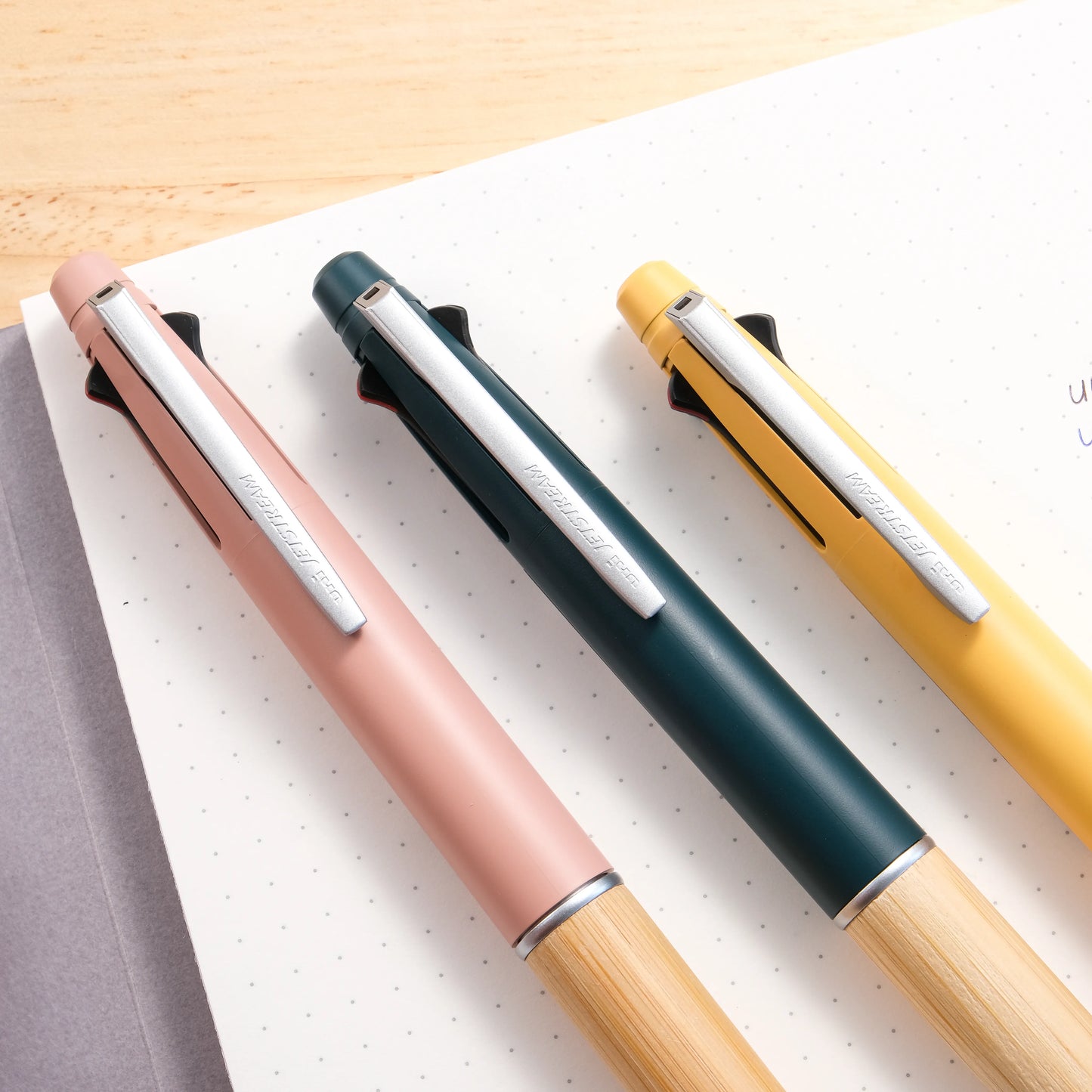 UNI Jetstream 4+1 Bamboo Ballpoint + Mechanical Pencil - Yellow