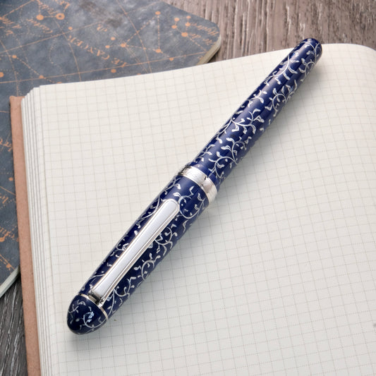 Platinum 3776 Celluloid Fountain Pen - Chinkin