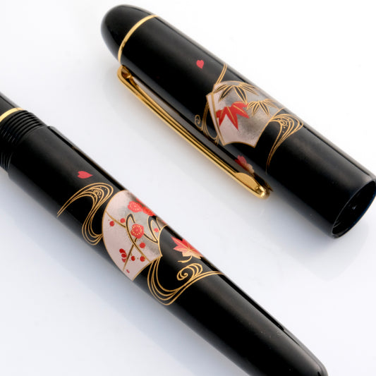 Platinum 3776 Kaga Taka Maki-e Fountain Pen - Senmen