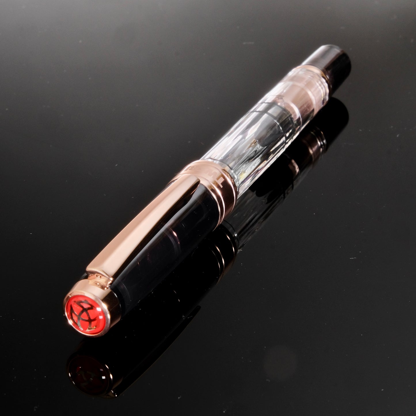 TWSBI Diamond 580 Fountain Pen - Smoke Rose-Gold