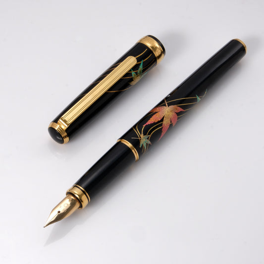 Platinum Vicoh Modern Maki-e Fountain Pen - Autumn Leaves