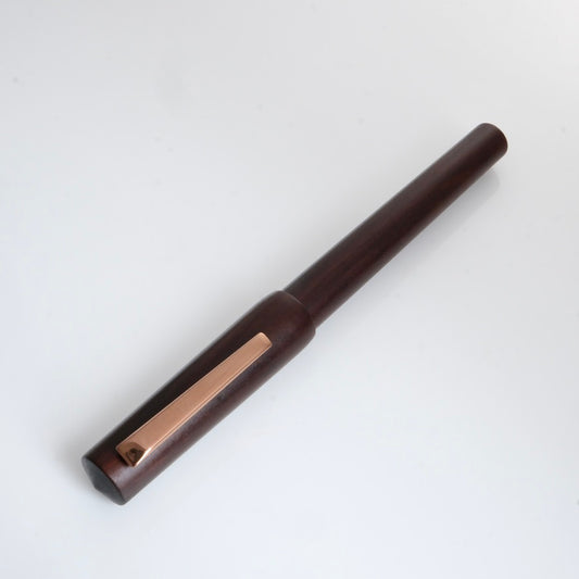 Tenny Hermit Fountain Pen - Red Rosewood (黑檀木)