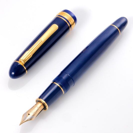 Platinum President Fountain Pen - Blue