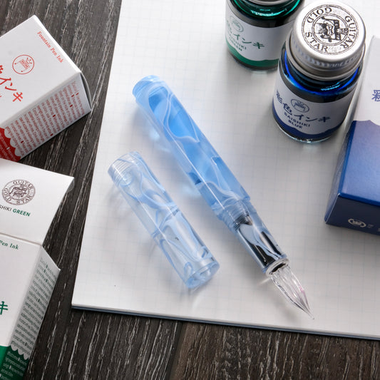 Teranishi Chemical Industry Guitar Glass Pen - Ice Blue