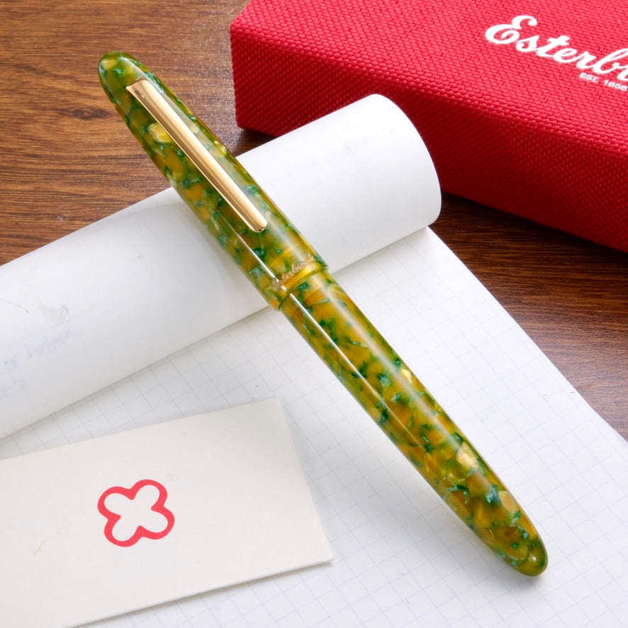 Esterbrook Estie Fountain Pen - Rainforest (Gold Trim)