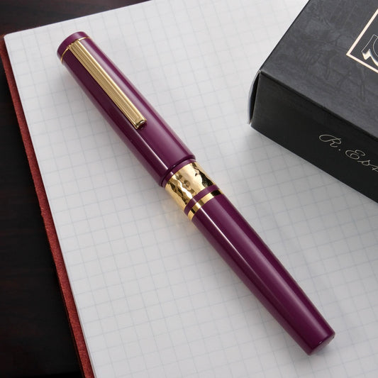 Esterbrook Model J Ebonite Fountain Pen - Blackberry