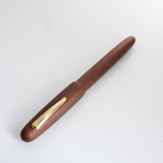 Tenny Small Round Fountain Pen - Rosewood (紫檀木)