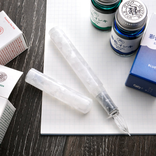 Teranishi Chemical Industry Guitar Glass Pen - Jelly White