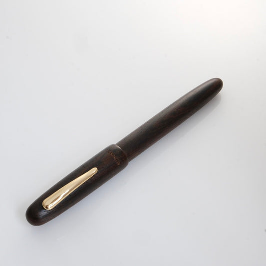 Tenny Small Round Rollerball Pen - Cocobolo Wood (黃檀木)