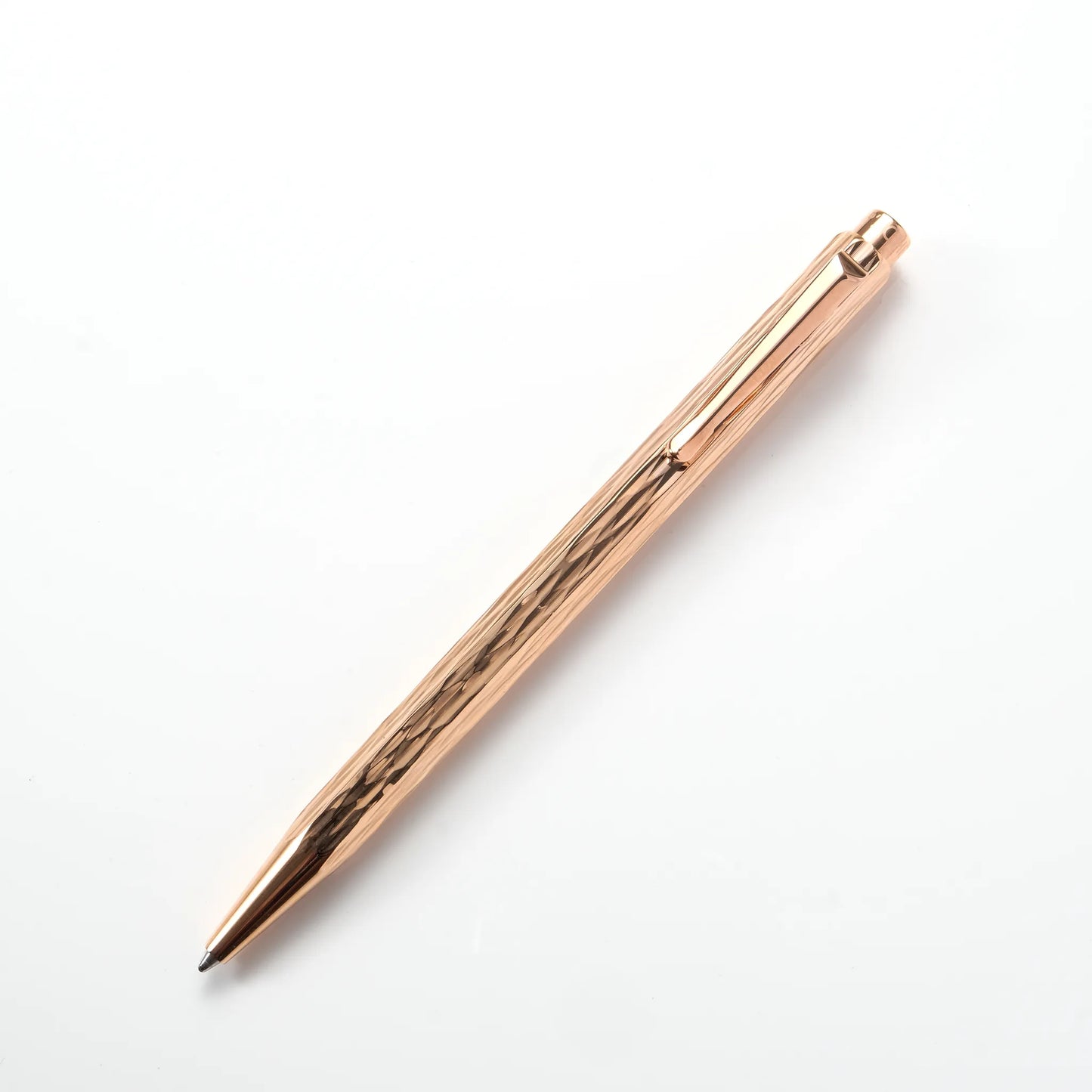 Caran d'Ache Ecridor Ballpoint Pen & Leather Case Set - Venetian (Rose Gold)