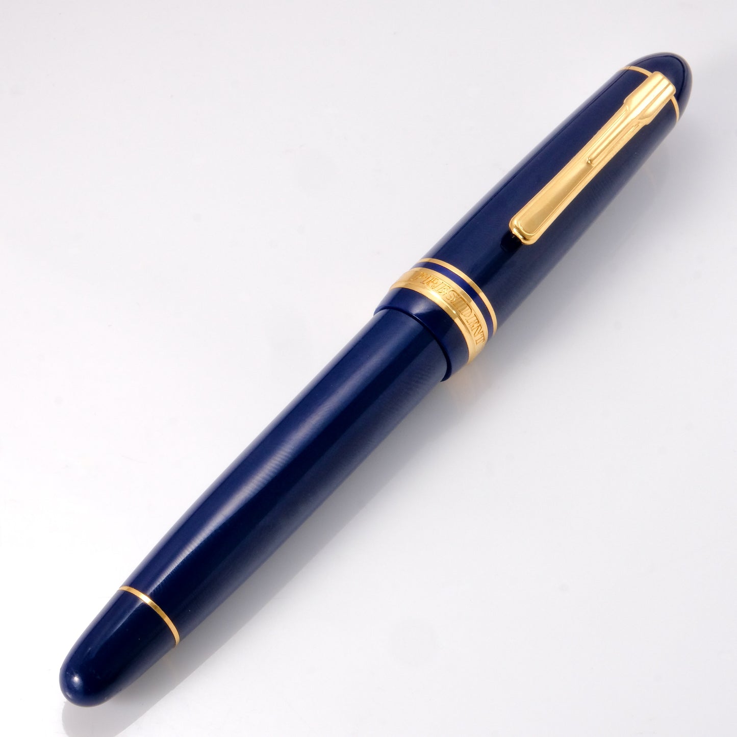 Platinum President Fountain Pen - Blue