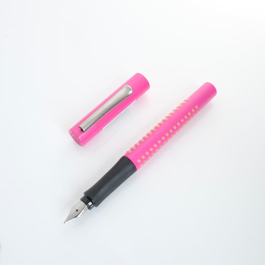 Faber-Castell Grip Fountain Pen - Pink-Orange