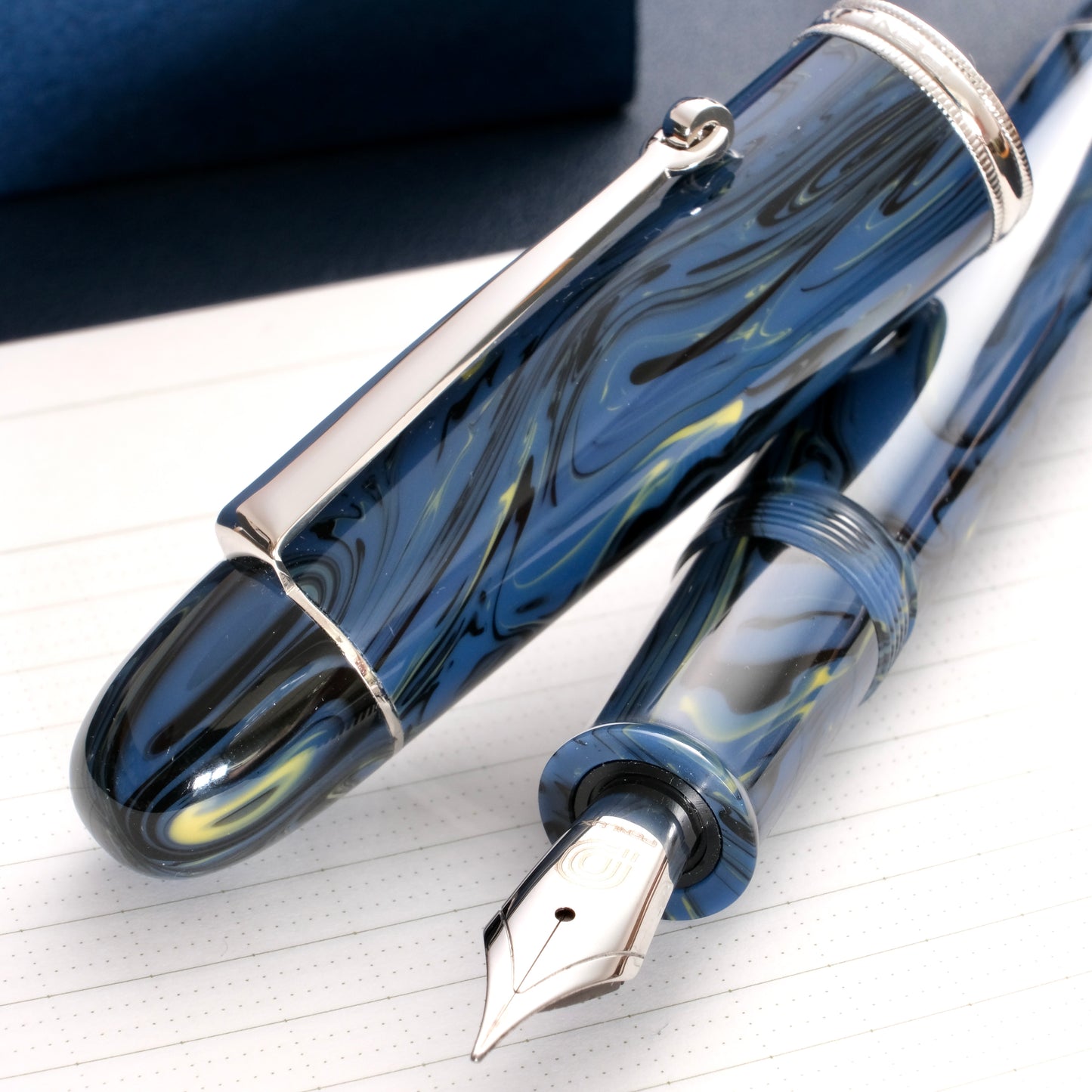 Penlux Masterpiece Grande Great Natural Limited Edition Fountain Pen - Starry Night